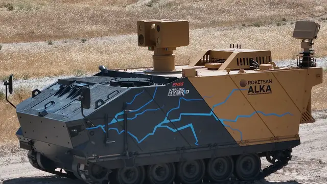 Video thumbnail for Turkey unveils laser-armed, anti-drone armored vehicle