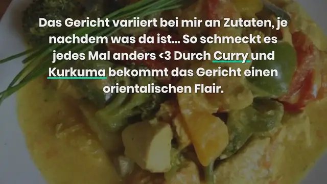 Video thumbnail for Gemüse-Hähnchen-Pfanne orientalisch