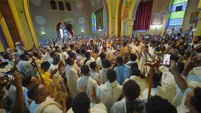 'Video thumbnail for Ethiopians mark Easter with calls for peace and love amid ongoing conflict'