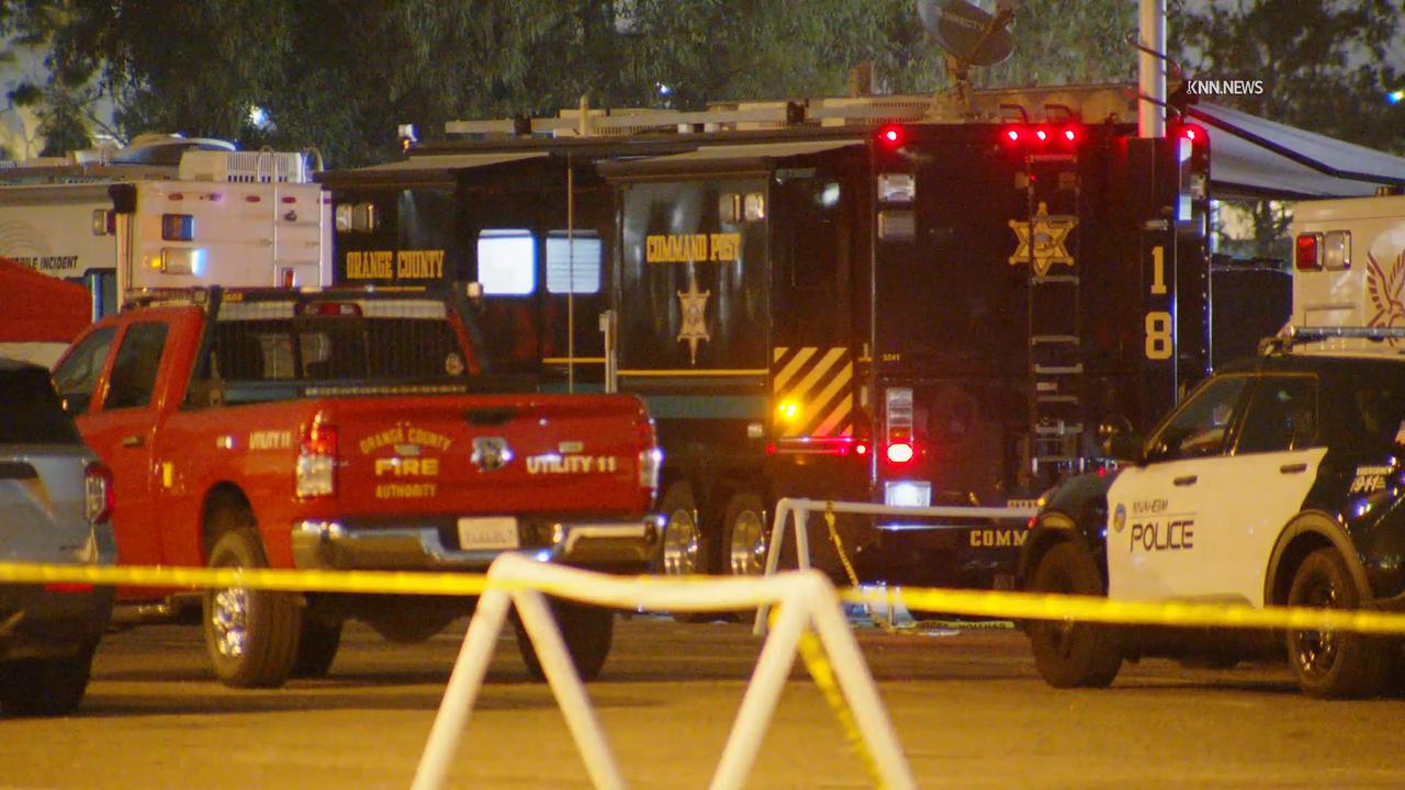 Video thumbnail for US, Los Angeles: Garden Grove Toxic Tank Leak Hazmat Incident with SOT.