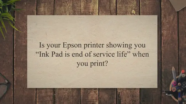 'Video thumbnail for Unlocking the Secret: How to Fix Epson Printer Ink Pad End of Service Life Error and Prevent Future Headaches'