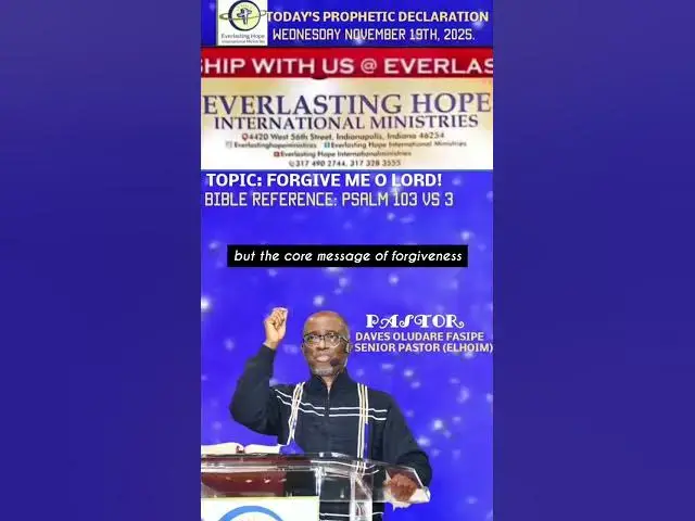 Video thumbnail for PROPHETIC DECLARATION