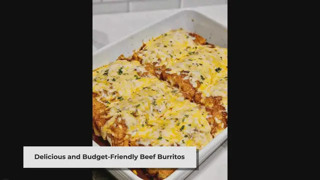 Video thumbnail for Loaded Smothered Beef Burritos