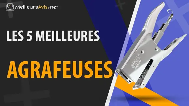 Video thumbnail for ⭐️ MEILLEURE AGRAFEUSE - Avis & Guide d'achat (Comparatif 2020)