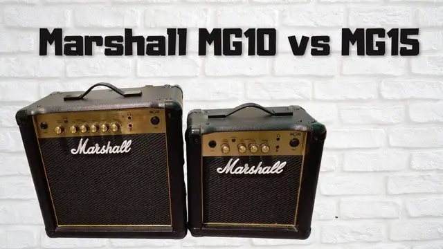 Video thumbnail for Marshall MG10 vs Marshall MG15 - Which Amp Is Better? Cheap Practice Amp Comparison