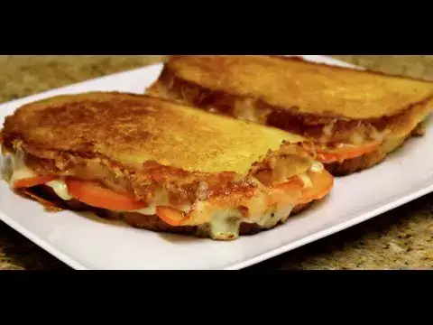 Video thumbnail for Grilled Cheese & Tomato Sandwich-How to and Recipe | Byron Talbott