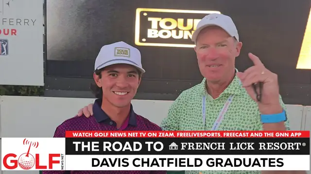 'Video thumbnail for Davis Chatfield graduates Korn Ferry Tour'