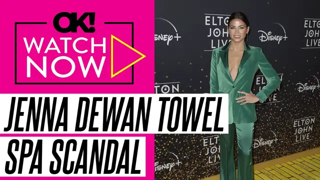 Video thumbnail for Jenna Dewan Strips Down to Only a Towel During Spa Day: Photo