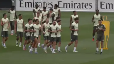 'Video thumbnail for Real Madrid prepare to face Osasuna in La Liga'