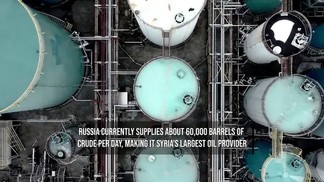 Video thumbnail for Syria Offers to Cut Russian Oil Imports as It Seeks Closer U.S. Ties.