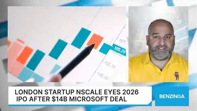 'Video thumbnail for London Startup Nscale Eyes 2026 IPO After $14B Microsoft Deal'