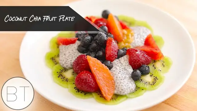 'Video thumbnail for Coconut Chia Fruit Plate'