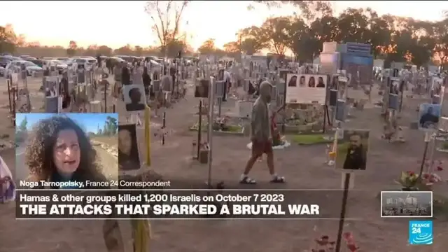'Video thumbnail for Day of mourning in Israel to commemorate the October 7 attacks'
