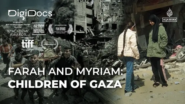 'Video thumbnail for Farah and Myriam: Childhood Under Siege in Gaza'