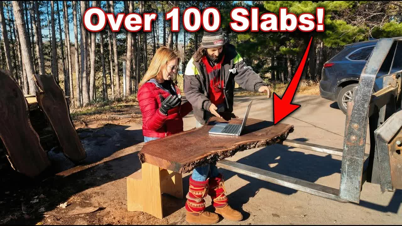 Video thumbnail for Matthew Cremona: Transforming Walnut Trees into a Dining Table