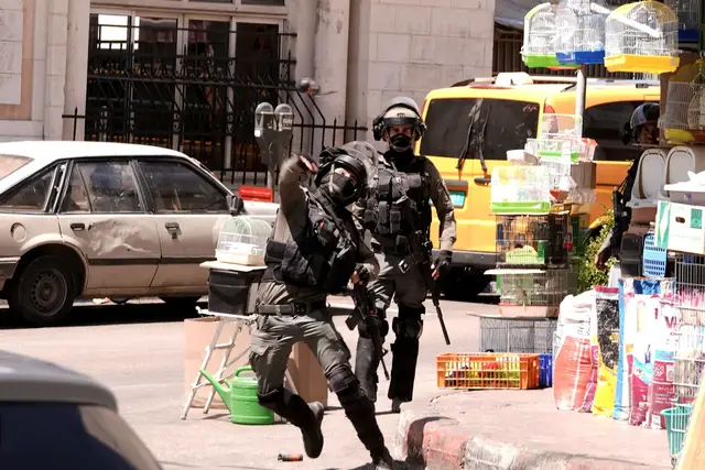 'Video thumbnail for Israel carries out largest occupied West Bank raid in months'
