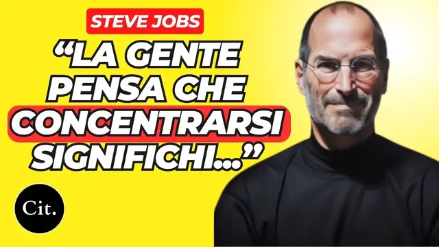 'Video thumbnail for Dal Visionario di Apple: 10 Lezioni di Vita Imperdibili di Steve Jobs!'