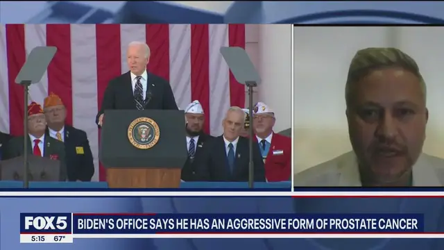 Video thumbnail for Men's health doctor on Biden's cancer diagnosis