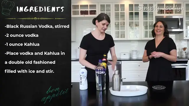 Video thumbnail for How to Make a White Russian & Black Russian Cocktail