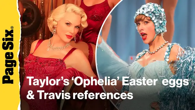 'Video thumbnail for Every Easter egg and Travis Kelce reference in Taylor Swift's 'The Fate of Ophelia' video'