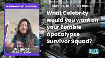 Video thumbnail for Sujana S wants Dwayne Johnson on her Zombie Survival squad. Rock solid choice!