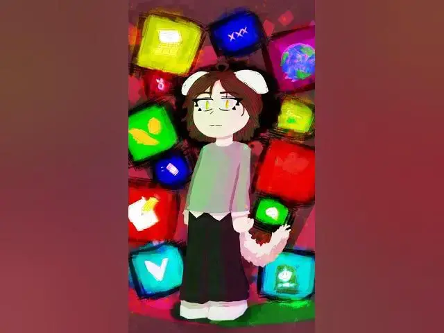 'Video thumbnail for lil furry me #arttimelapse #digitalart #furry #oc #cartoon #illustration #artist #dissociation'