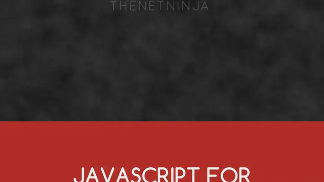 Video thumbnail for JavaScript Tutorial For Beginners #4 - Where to put your JS