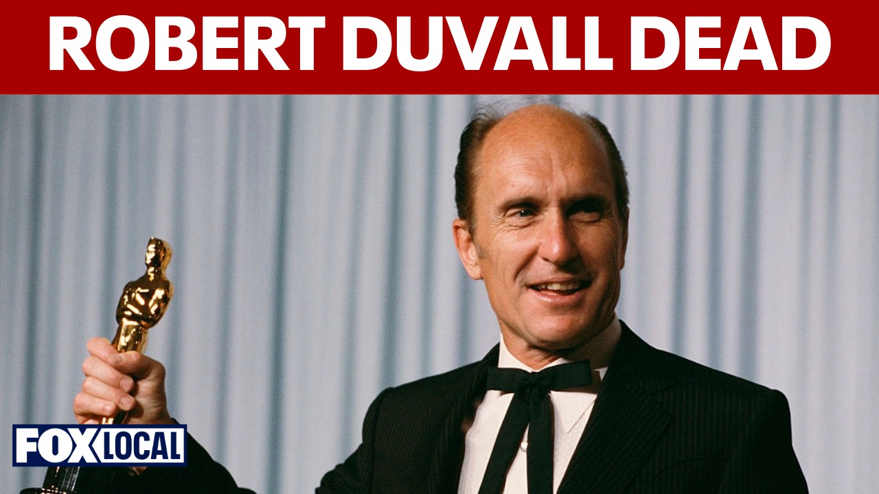 Video thumbnail for Oscar-winning actor Robert Duvall dead at 95