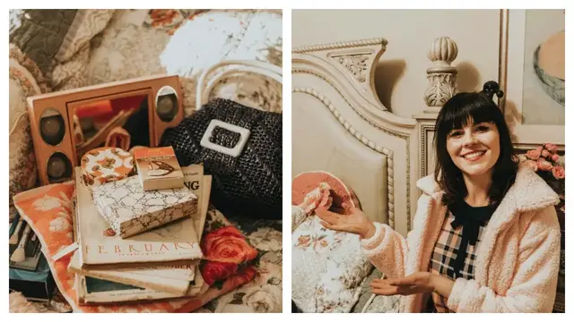 'Video thumbnail for vintage makeup, home decor and accessories thrift haul!!'