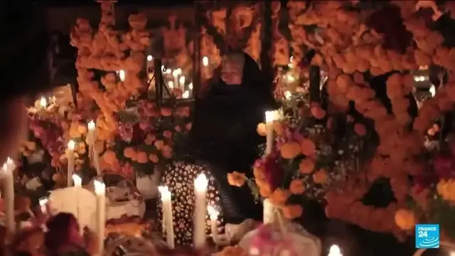 'Video thumbnail for Mexicans honour Santa Muerte on Day of the Dead'