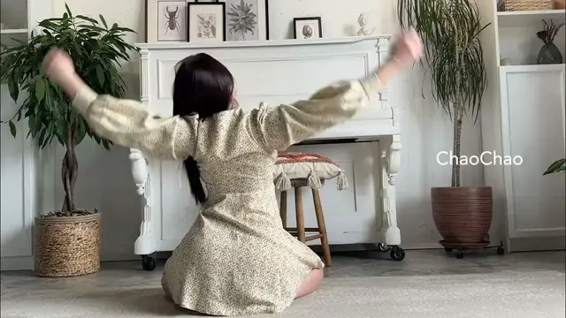 Video thumbnail for Dress yoga legs beginners exercise