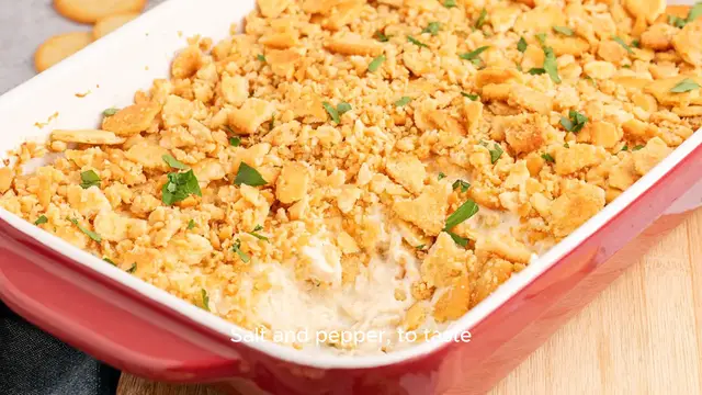 Video thumbnail for Ritz Cracker Chicken Casserole