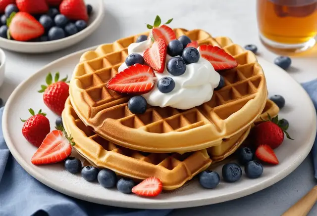 Video thumbnail for Belgian Waffles Recipe