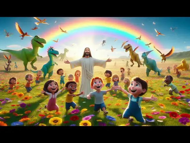 Video thumbnail for História Infantil Gospel com JESUS / JESUS e os Dinossauros COMPLETA