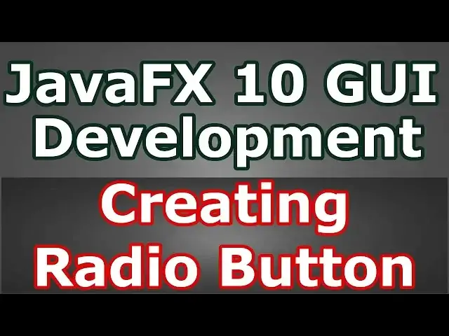 'Video thumbnail for Learn JavaFX 10 Creating Radio Button  (Java GUI Programming) #14'
