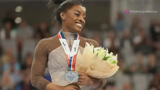 Video thumbnail for Simone Biles Clinches 9th US Gymnastics Championship Victory | Paris Olympics Prep