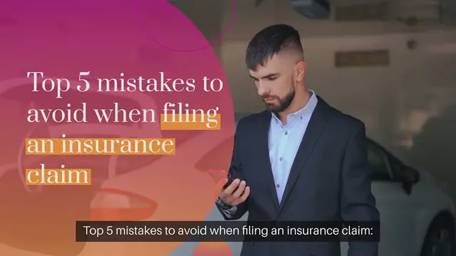 Video thumbnail for Top 5 mistakes to avoid when filing an insurance claim