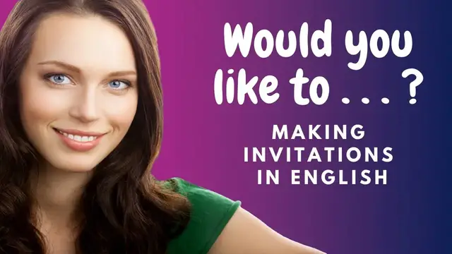 Video thumbnail for How to Learn English:  Inviting