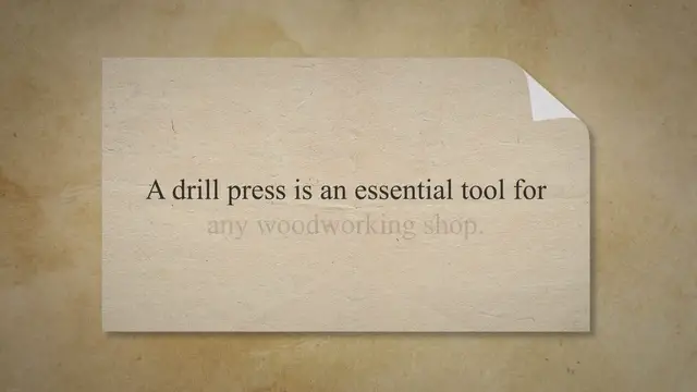Video thumbnail for How to Use a Drill Press for Woodworking?