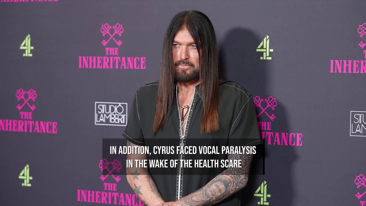 Video thumbnail for Billy Ray Cyrus suffered 'vocal paralysis' after 'near-fatal' health scare.