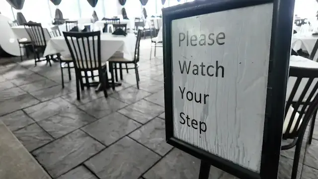 Video thumbnail for LI restaurant flooded by nor'easter to reopen Wednesday following 3.5 feet of water damage