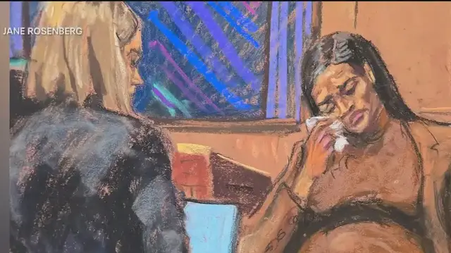 Video thumbnail for Diddy trial: Cassie details 'freak off' parties