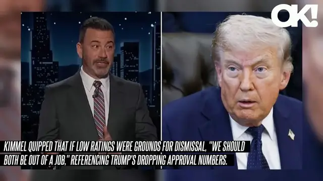 Video thumbnail for Jimmy Kimmel Accuses Donald Trump of Calling for His Firing to 'Distract' From the Epstein Files
