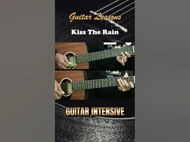 'Video thumbnail for Kiss The Rain - Yiruma | EASY Guitar Lessons - Guitar Tutorial #guitarlessons'