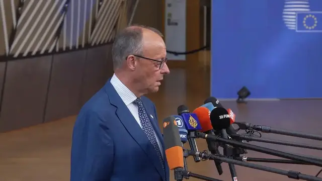 Video thumbnail for Belgium: EU leaders agree to extend sanctions on Russia for one year.