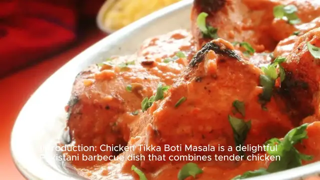 Video thumbnail for Chicken Tikka Boti Masala Recipe
