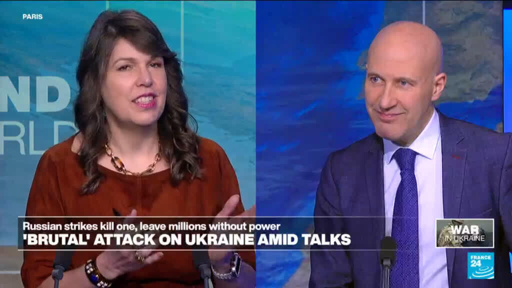 Video thumbnail for Russian strikes kill one, leave millions without power