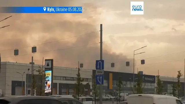 Video thumbnail for Ukraine hits refineries deep inside Russia as Moscow strikes train station and ship