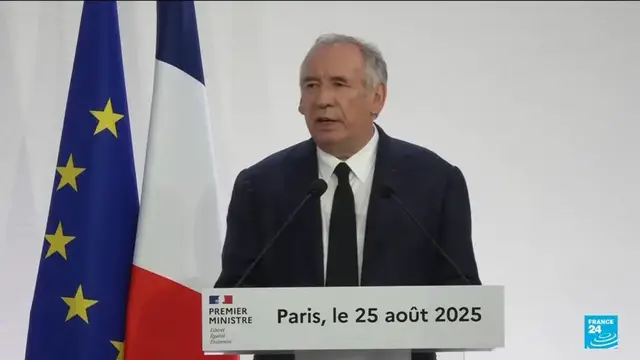 'Video thumbnail for French PM's job on line with call for confidence vote'