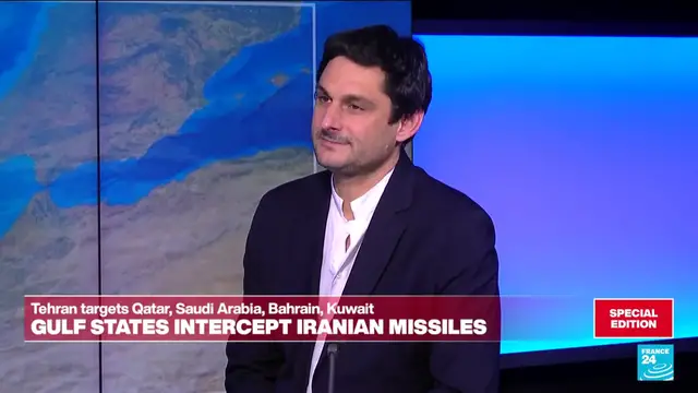 Video thumbnail for FRANCE 24 speaks to French expatriate in Kuwait as Iran strikes US allies